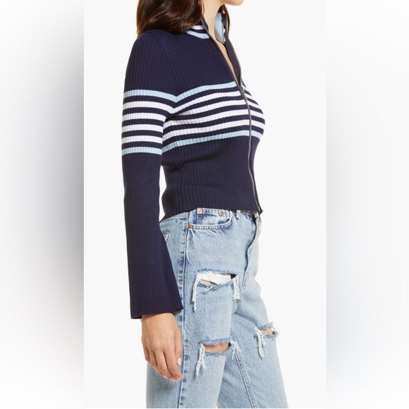 Cali Be Zip Front Sweater - Picture 4 of 14